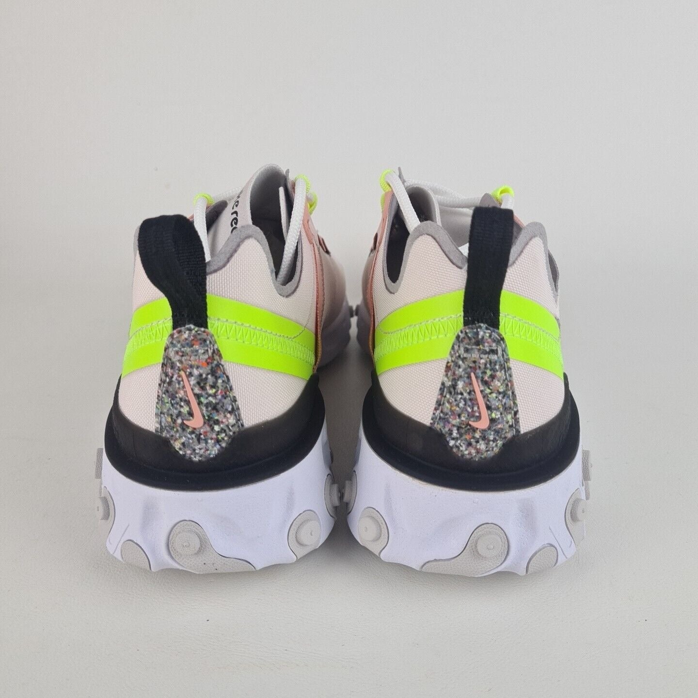 Nike React Element 55 PRM Pink Green Sneakers Women Running CD6964 600 Size 6.5