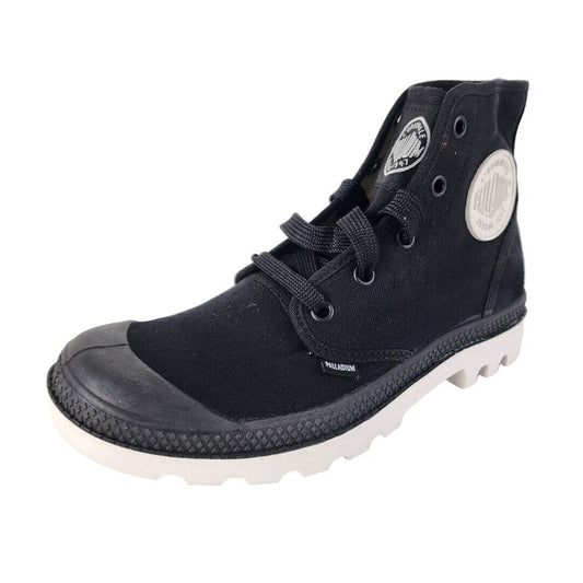 Palladium Blanc Hi 72886002 Black Outdoor Hiking Canva Size 5 Men = 6.5 Women