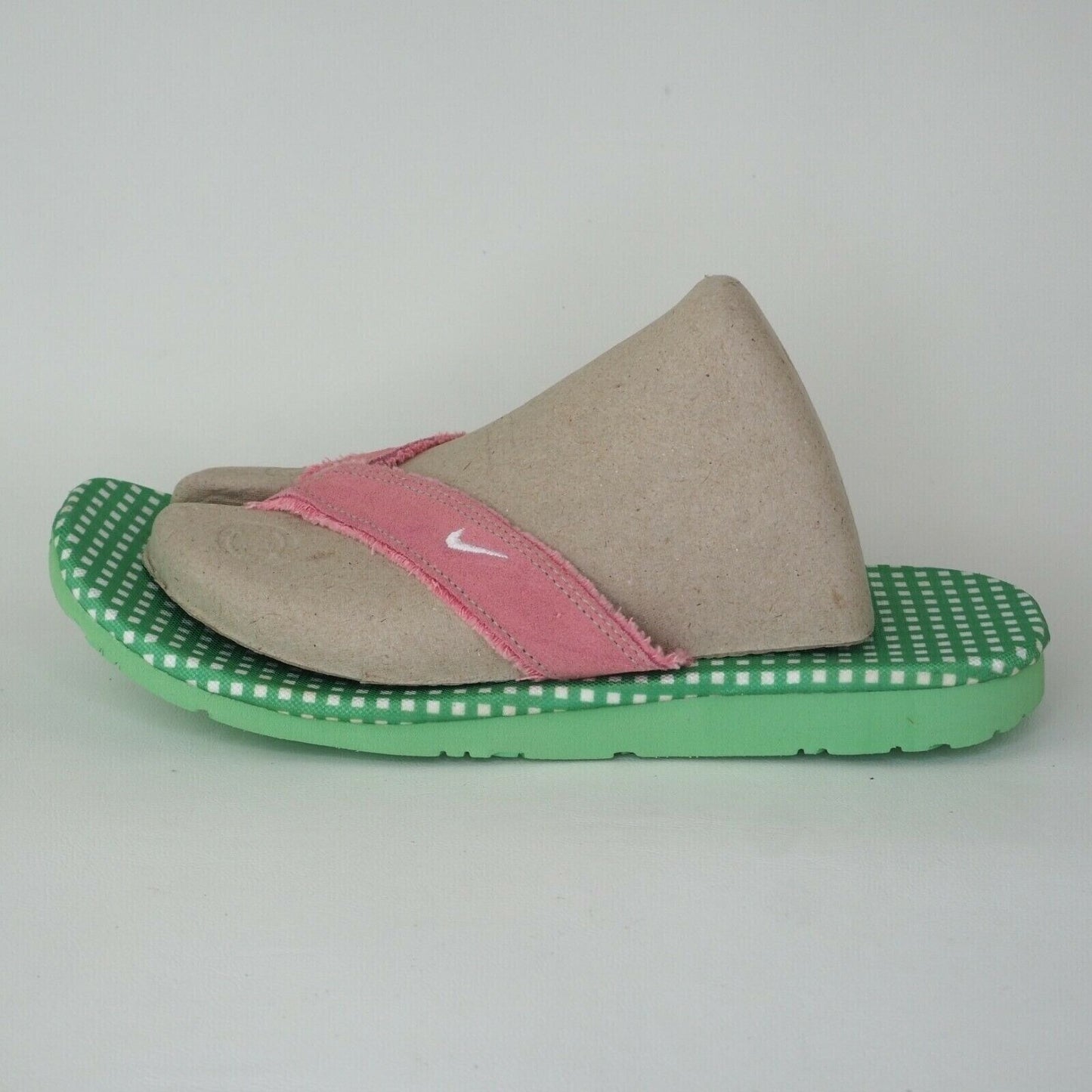 Nike Capillano Womens Sandals Pink Green Slide Thong Vintage 318232 613 Size 7