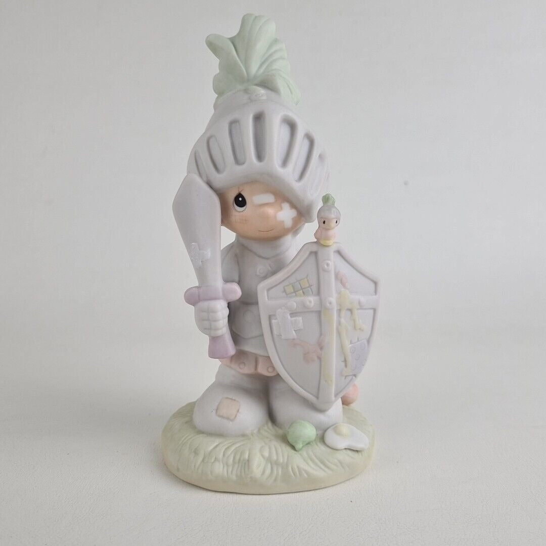 Precious Moments E-0523 Onward Christian Soldiers Warrior Porcelain Figurine