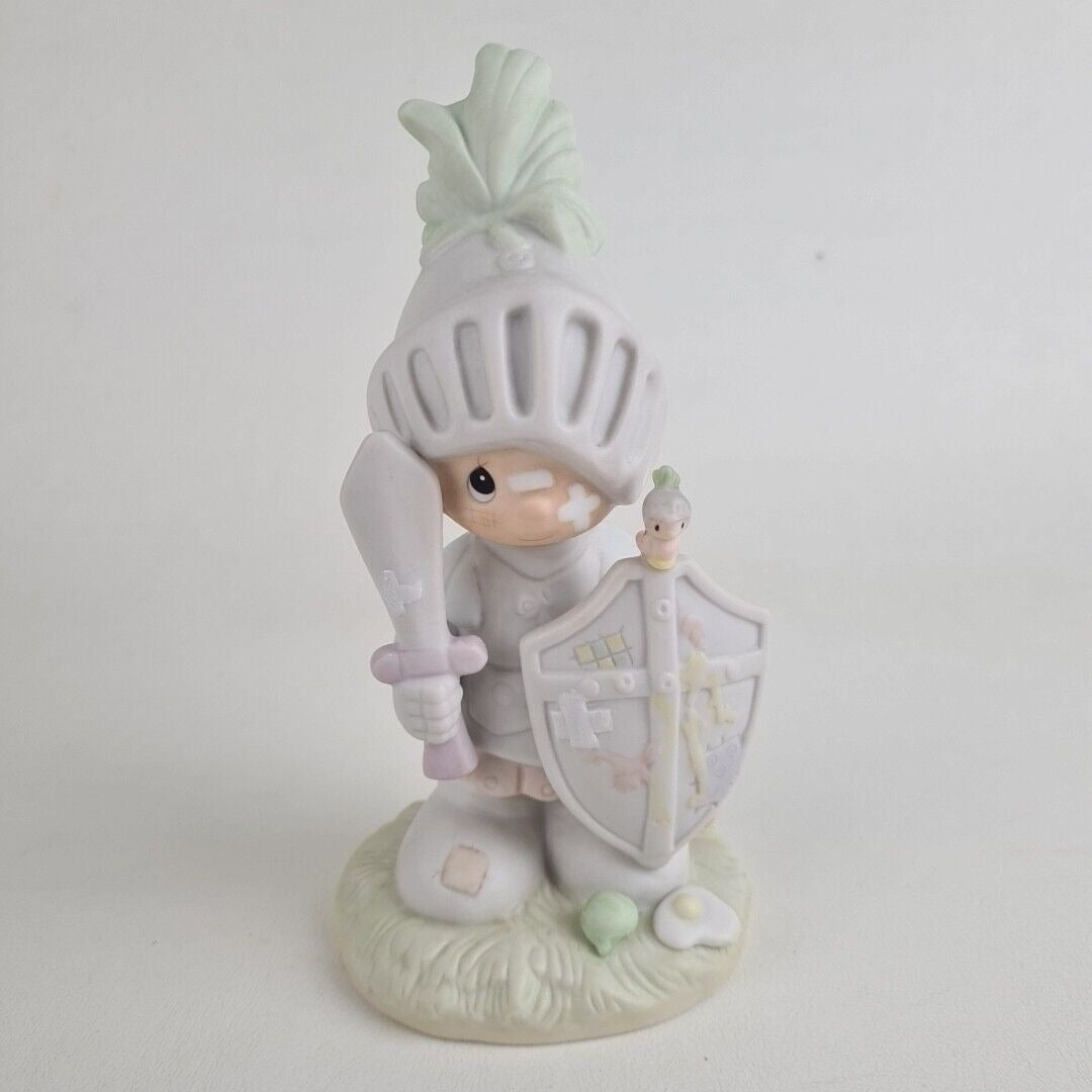 Precious Moments E-0523 Onward Christian Soldiers Warrior Porcelain Figurine