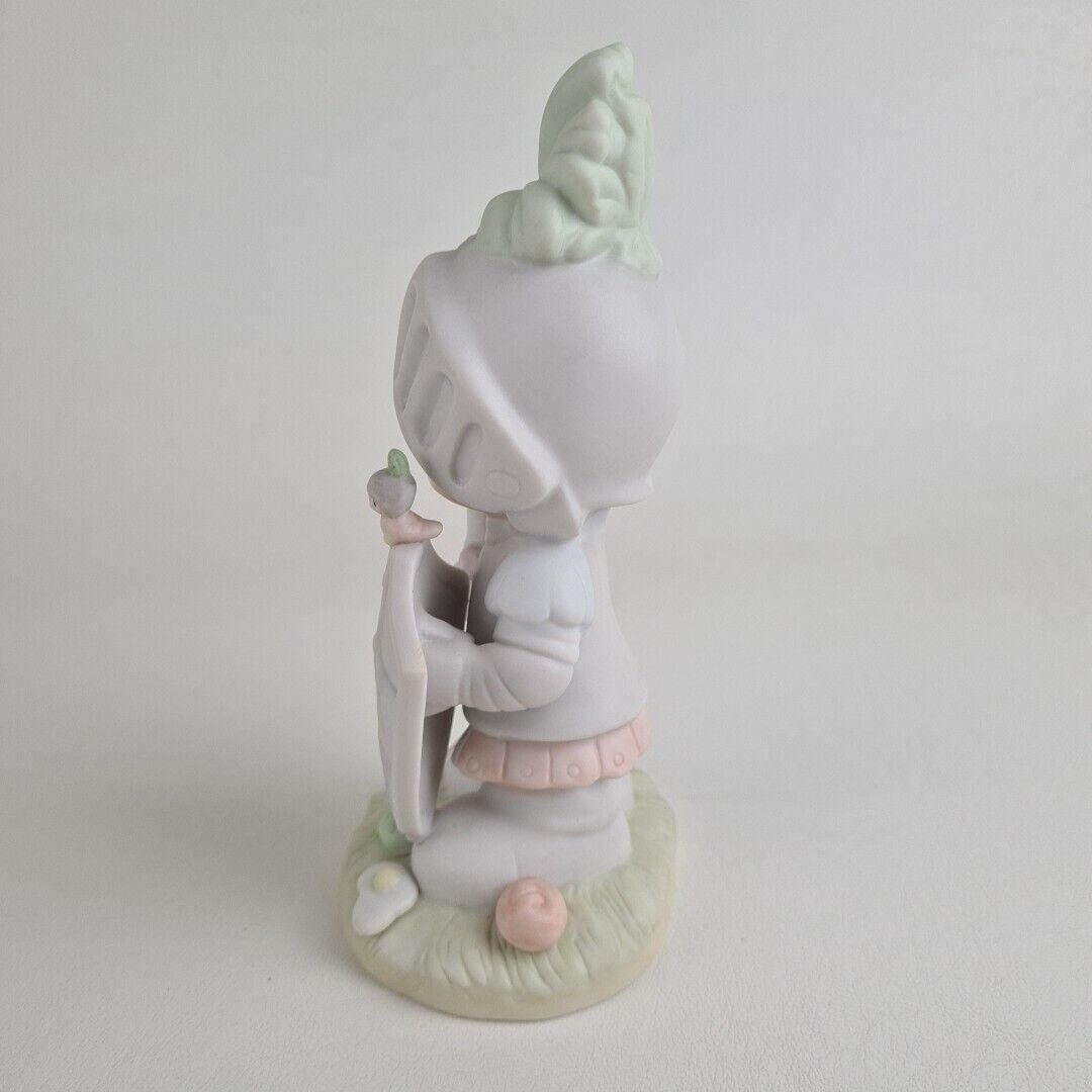 Precious Moments E-0523 Onward Christian Soldiers Warrior Porcelain Figurine