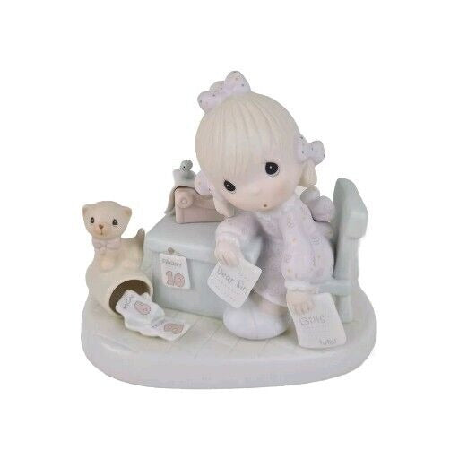 Precious Moments E 9254 Praise The Lord Anyhow Porcelain Figurine Vintage