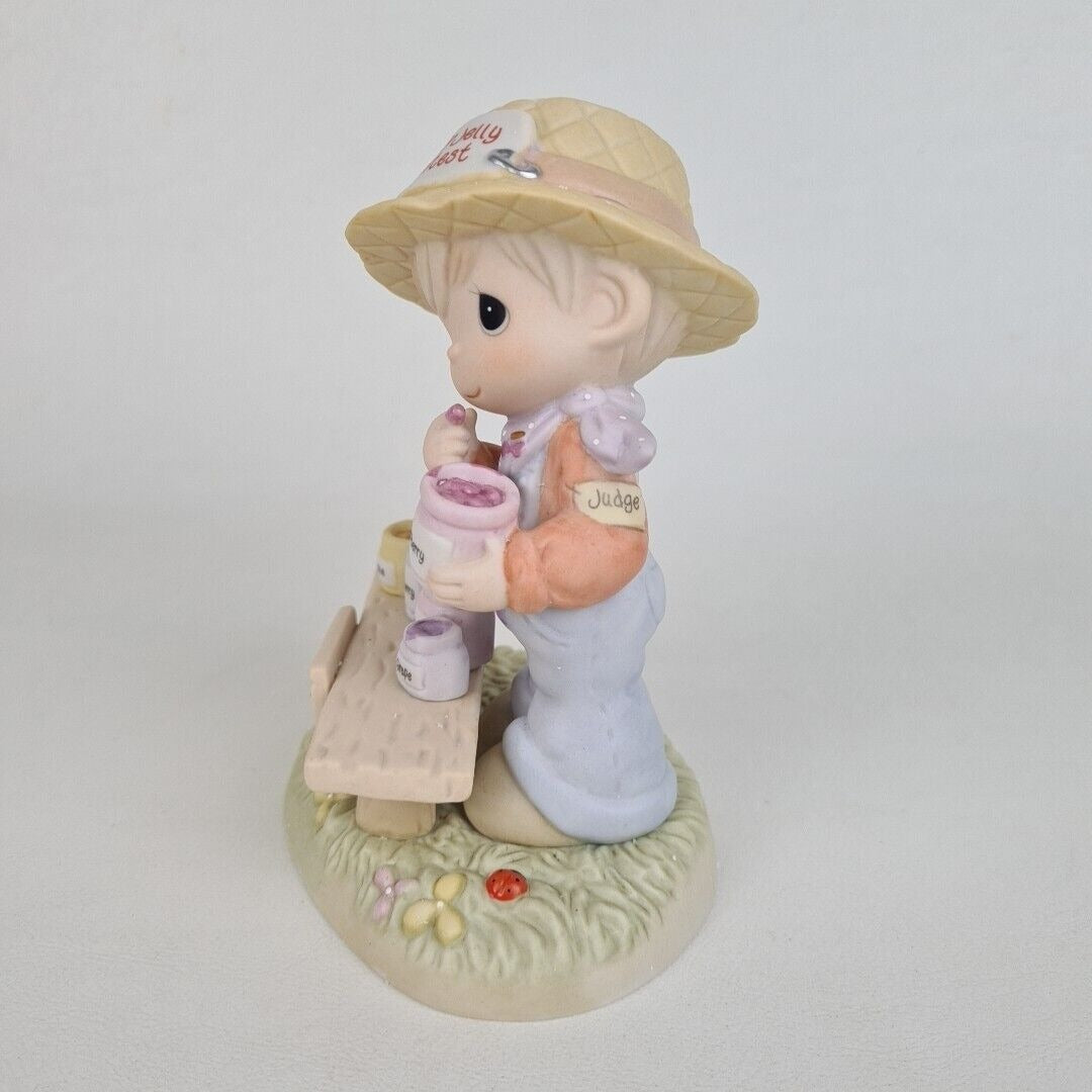 Enesco Precious Moments 898147 "Overalls I Think Youre Special" Figurine Vintage