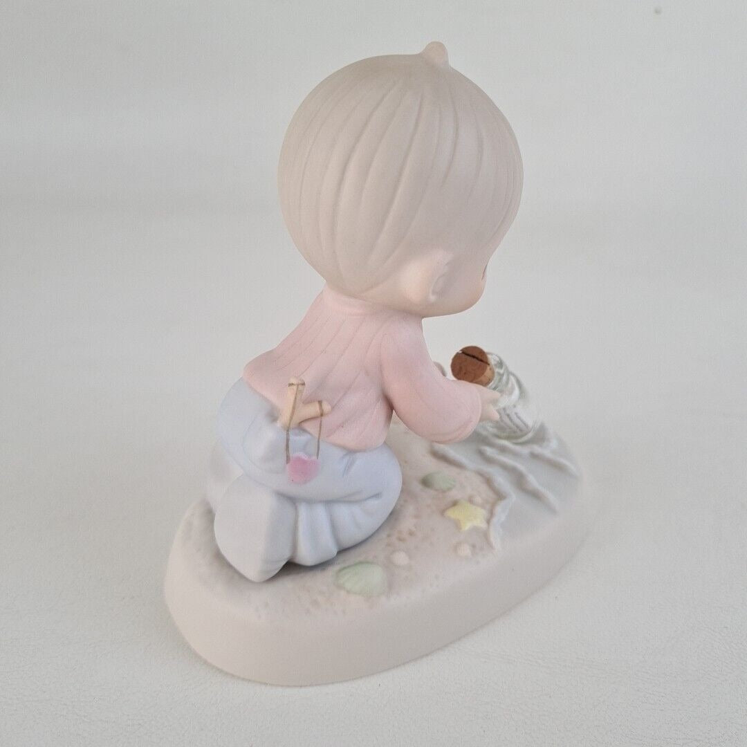 Precious Moments 532010 Sending You Oceans Of Love Porcelain Figurine Vintage