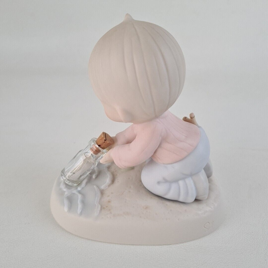 Precious Moments 532010 Sending You Oceans Of Love Porcelain Figurine Vintage