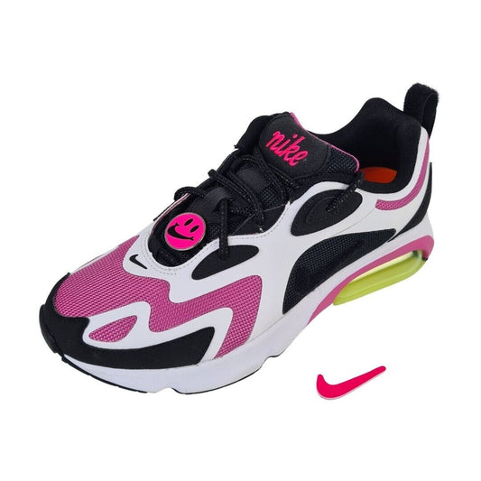 Nike Air Max 200 Women Running Atlhetic Shoes CU4745 001 Mesh Black Pink SZ 6.5