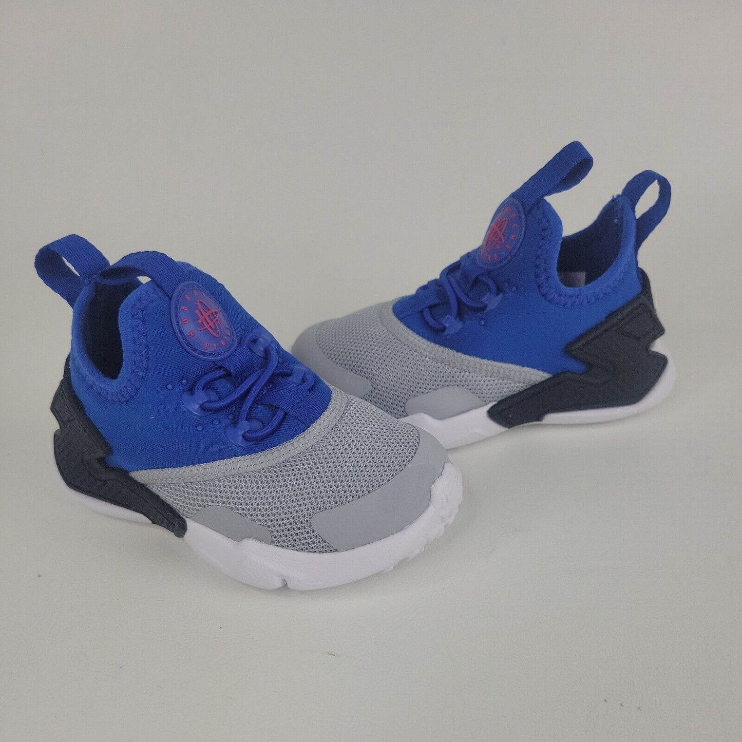 Nike Huarache Drift Toddler Infant Sneakers White Grey Blue AA3504 401  Size 4C