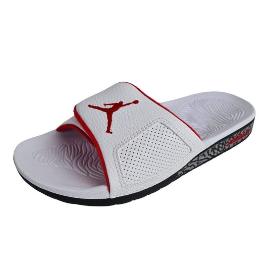 Nike Air Jordan Hydro 3 Retro Slides White University Red 854556 103 Size 8 New