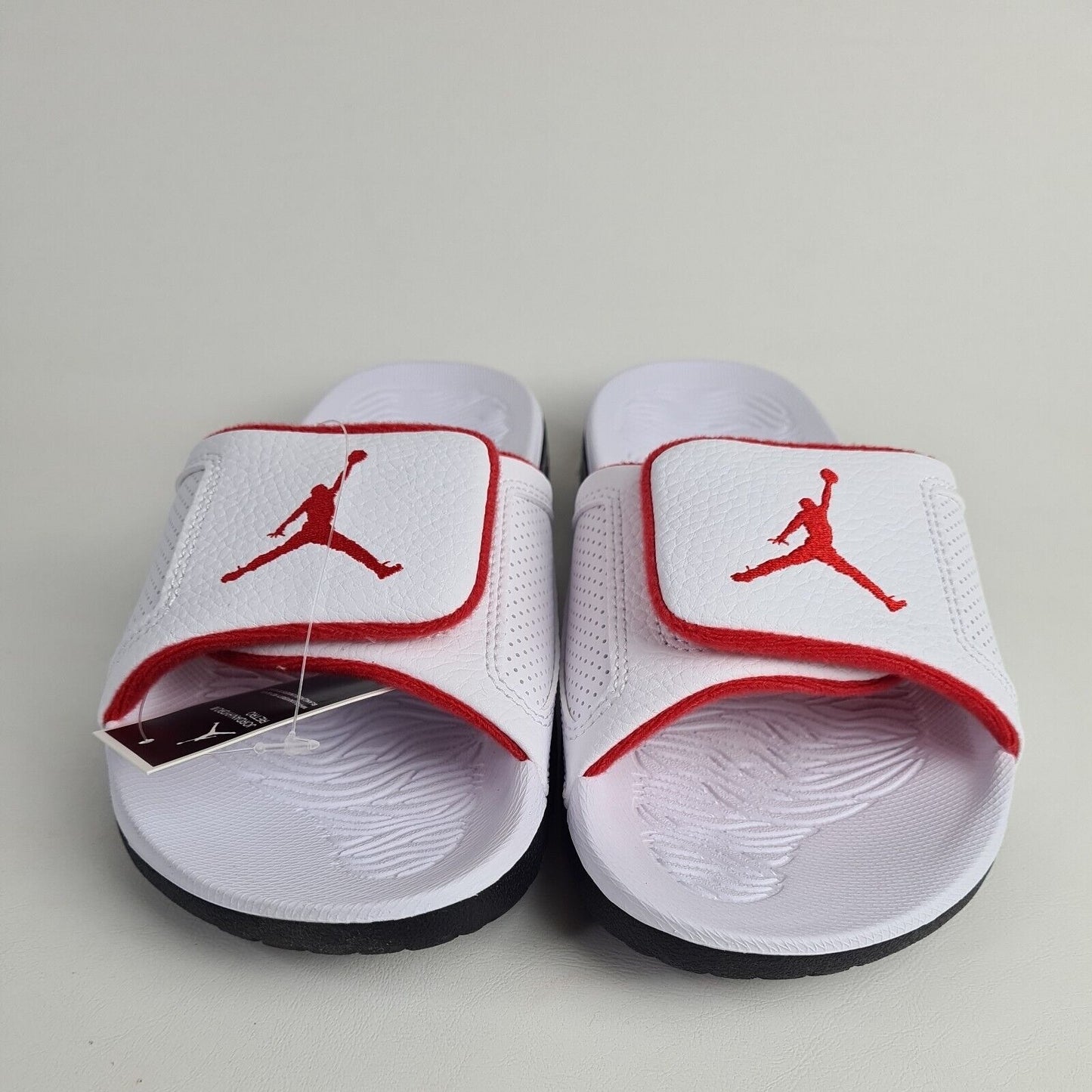 Nike Air Jordan Hydro 3 Retro Slides White University Red 854556 103 Size 8 New