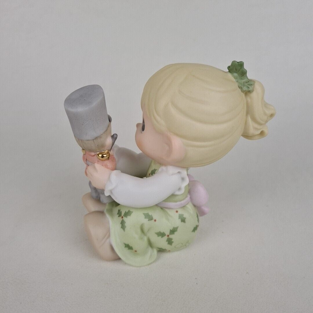 Enesco Precious Moments 877433 "May Your Christmas Begin" Figurine Vintage