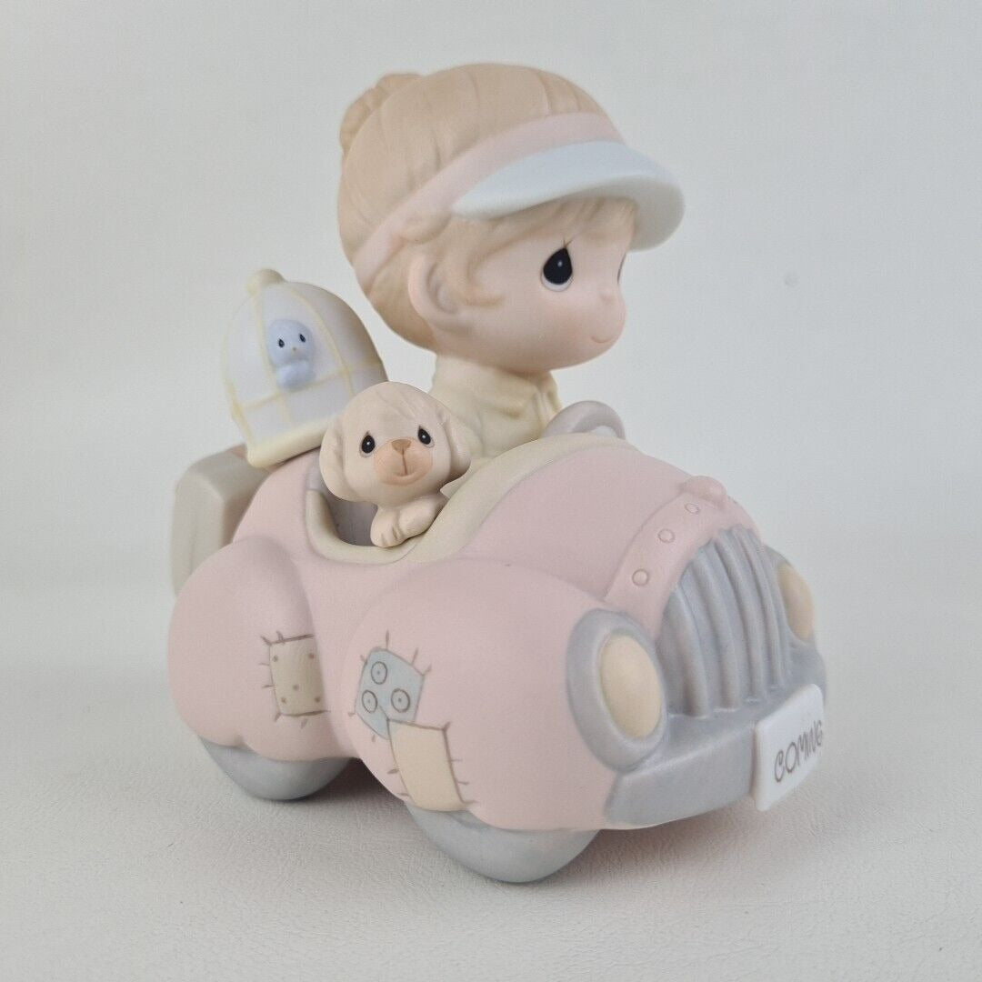 Precious Moments 522872 On My Way To A Perfect Day Porcelain Figurine Vintage