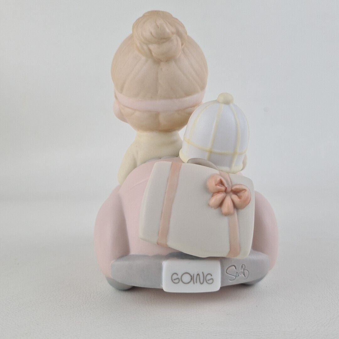 Precious Moments 522872 On My Way To A Perfect Day Porcelain Figurine Vintage