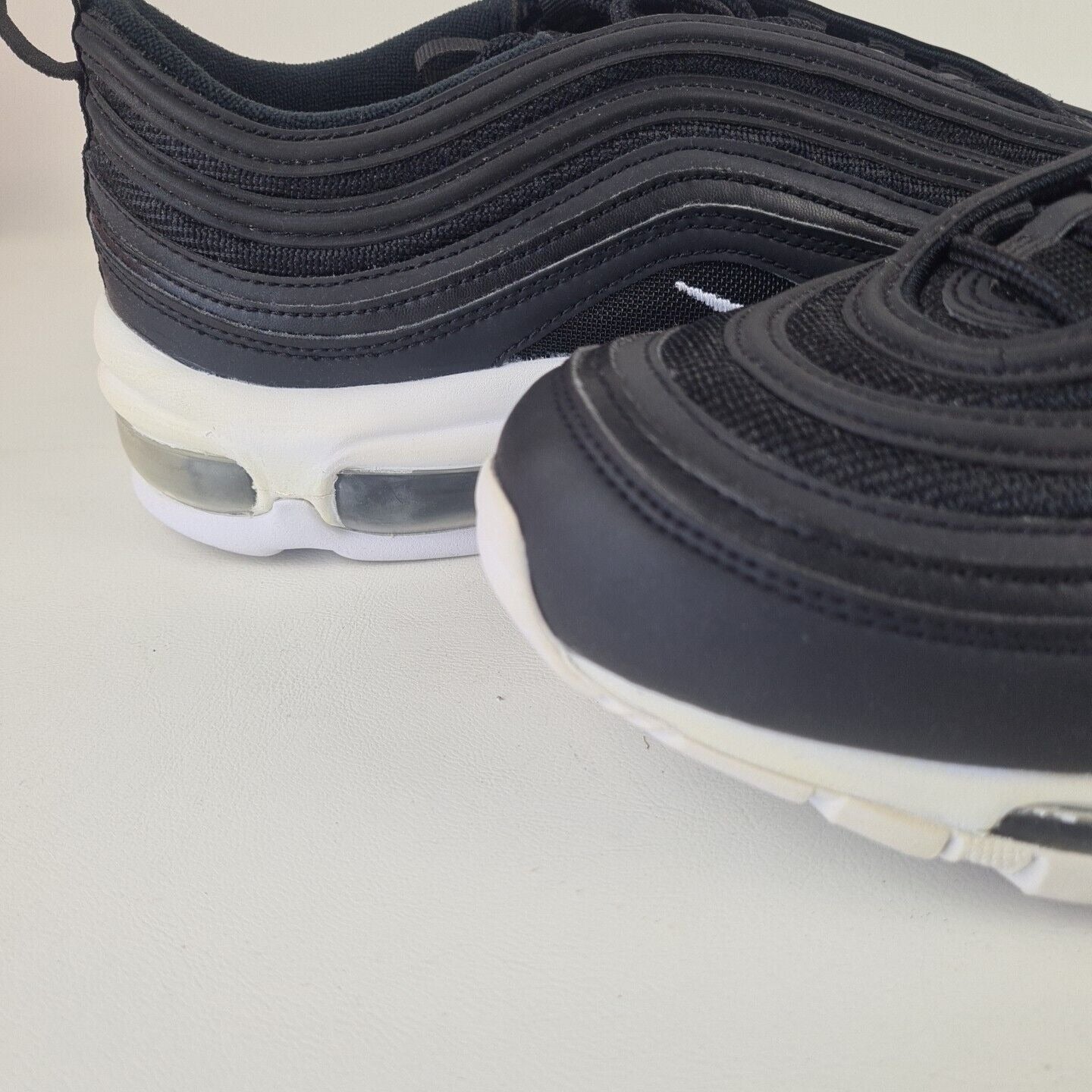 Nike Air Max 97 Black White 921826 001 Men Sneakers Running Shoes Size 7.5