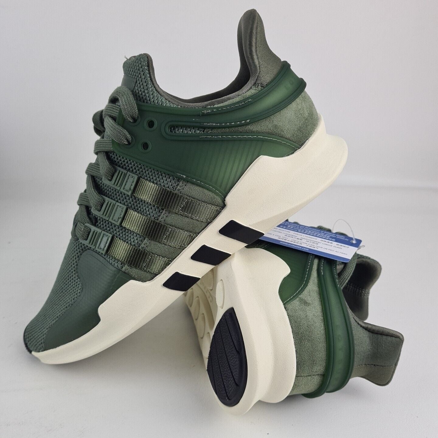 Adidas EQT Support ADV CP9689 Originals Womens Green Running Sneakers Size 8