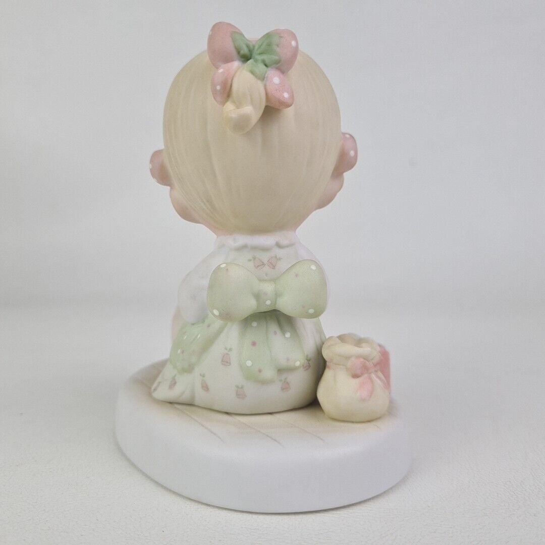 Precious Moments E-5377 LOVE IS KIND Girl With Mouse Porcelain Figurine