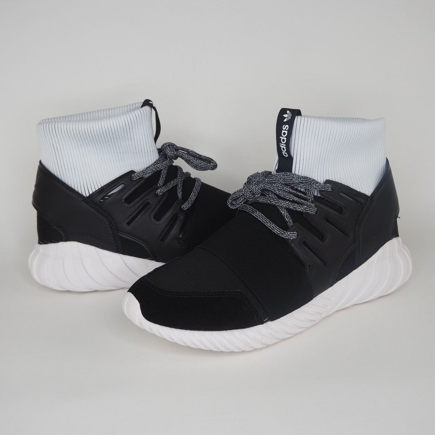 Adidas Originals Tubular Doom Basketball Men Sneakers Shoes Black BA7555 SZ 9.5