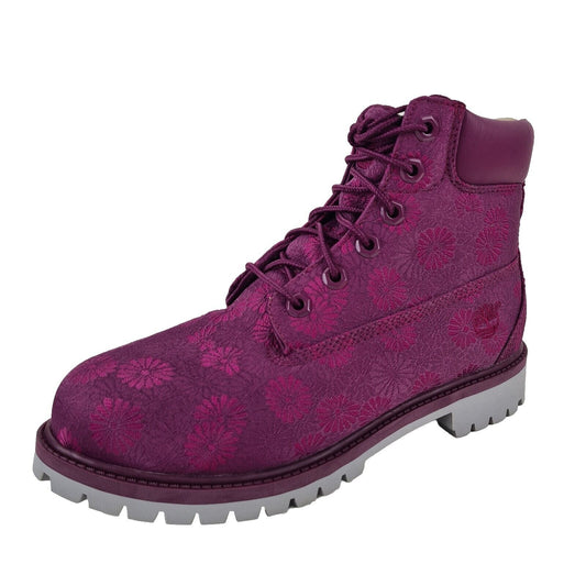 Timberland 6 IN Classic Boots TB0A174B Magenta Floral Size 6 Girls = 7.5 Wmn