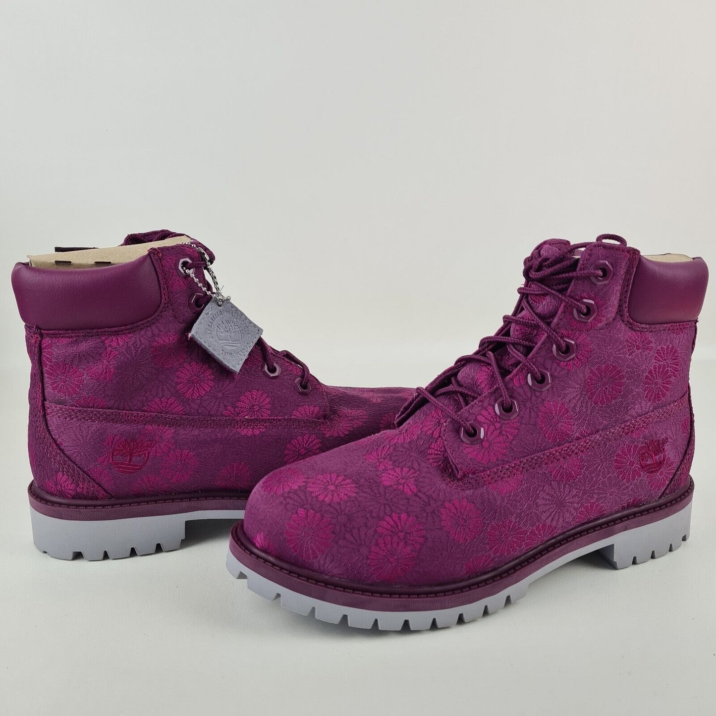 Timberland 6 IN Classic Boots TB0A174B Magenta Floral Size 6 Girls = 7.5 Wmn