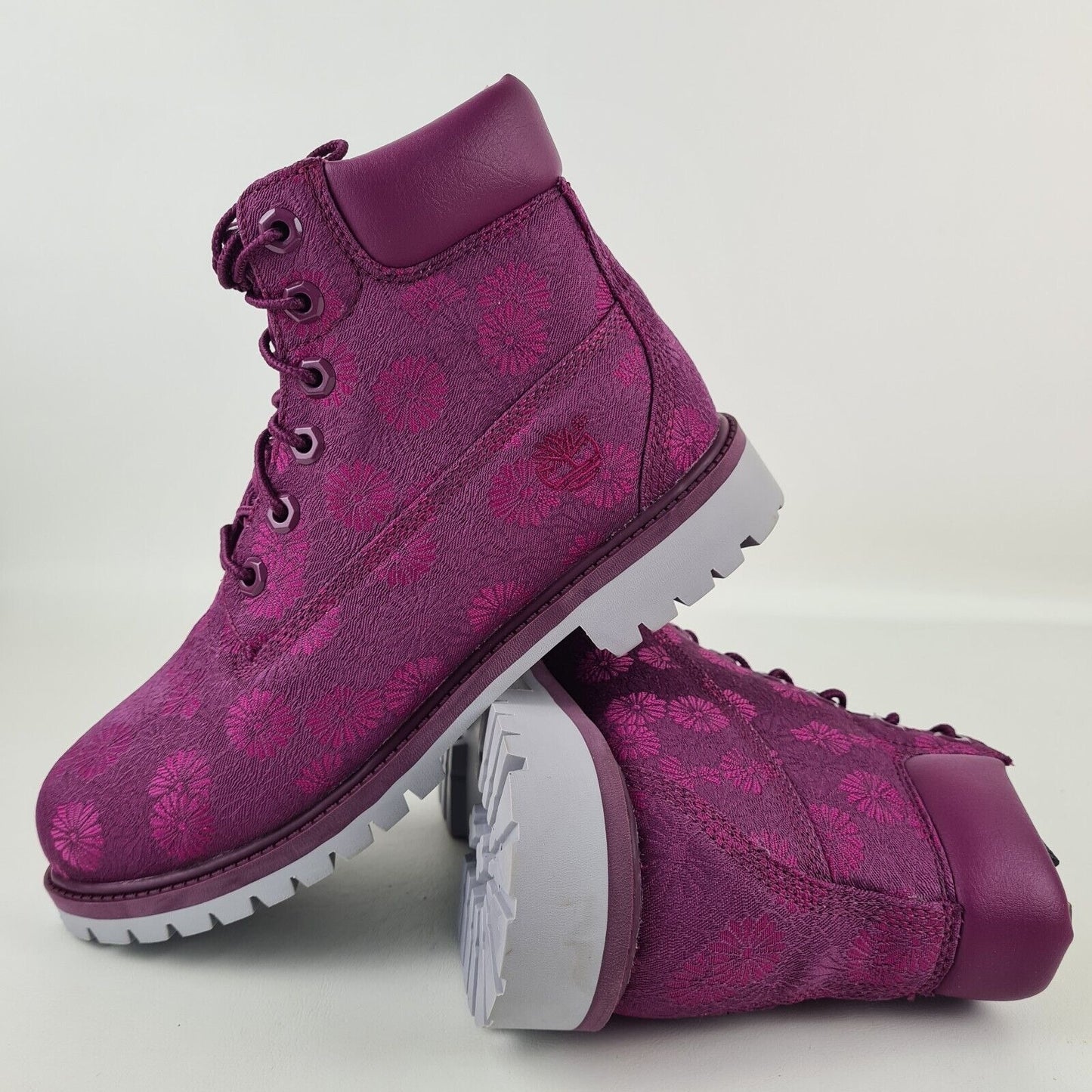 Timberland 6 IN Classic Boots TB0A174B Magenta Floral Size 6 Girls = 7.5 Wmn