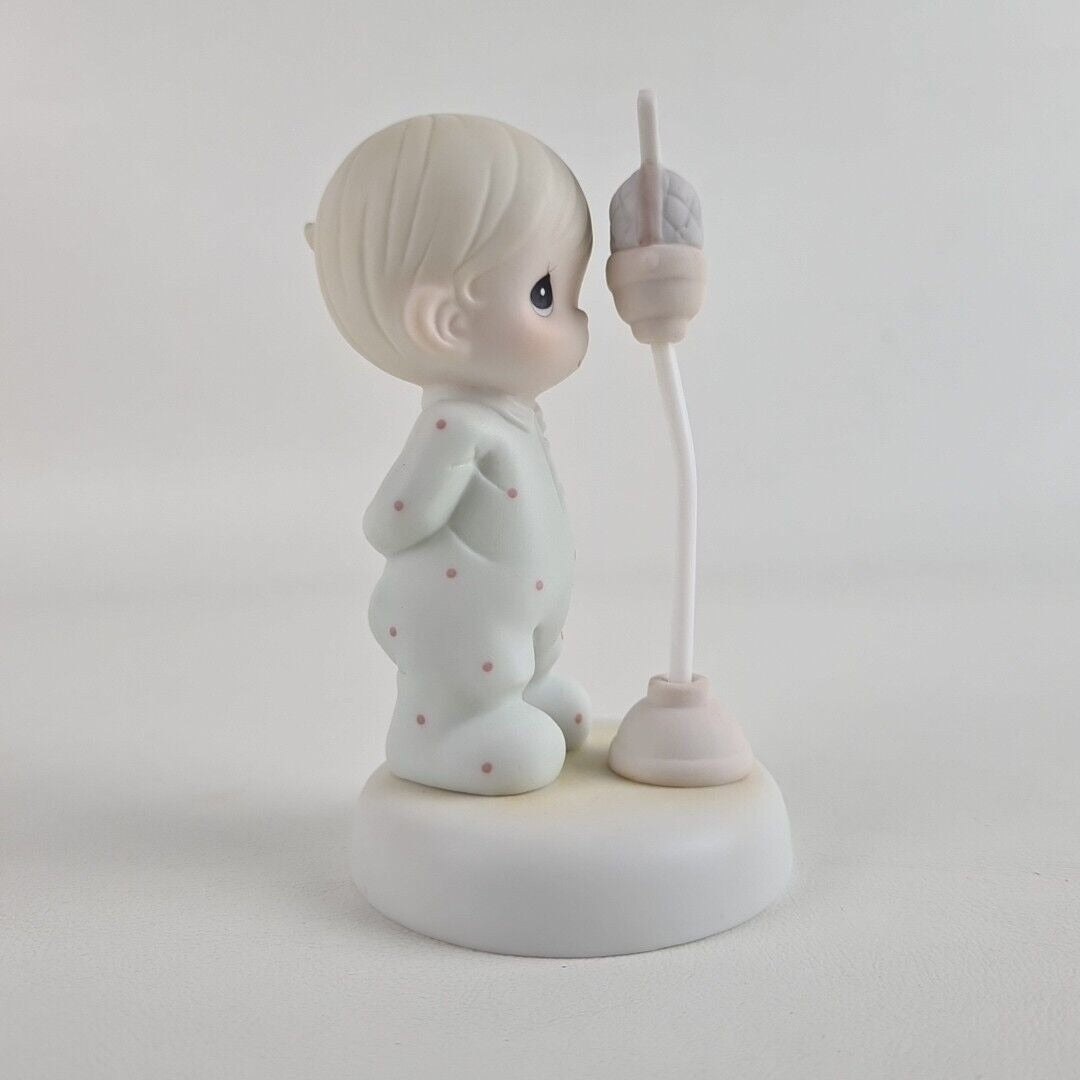 Precious Moments 527238 Baby's First Words Porcelain Bisque Figurine Vintage