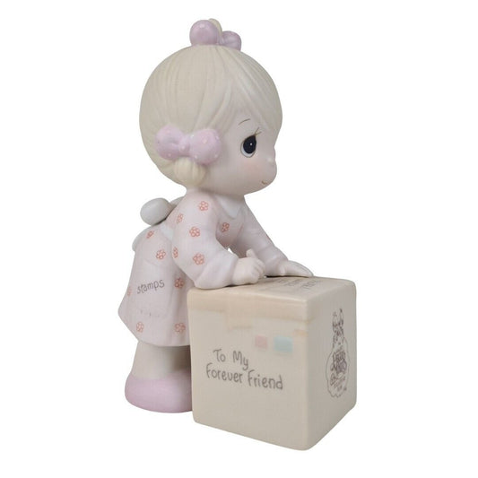 Precious Moments E-0007 Girl Figurine Sharing is Universal Porcelain Figure