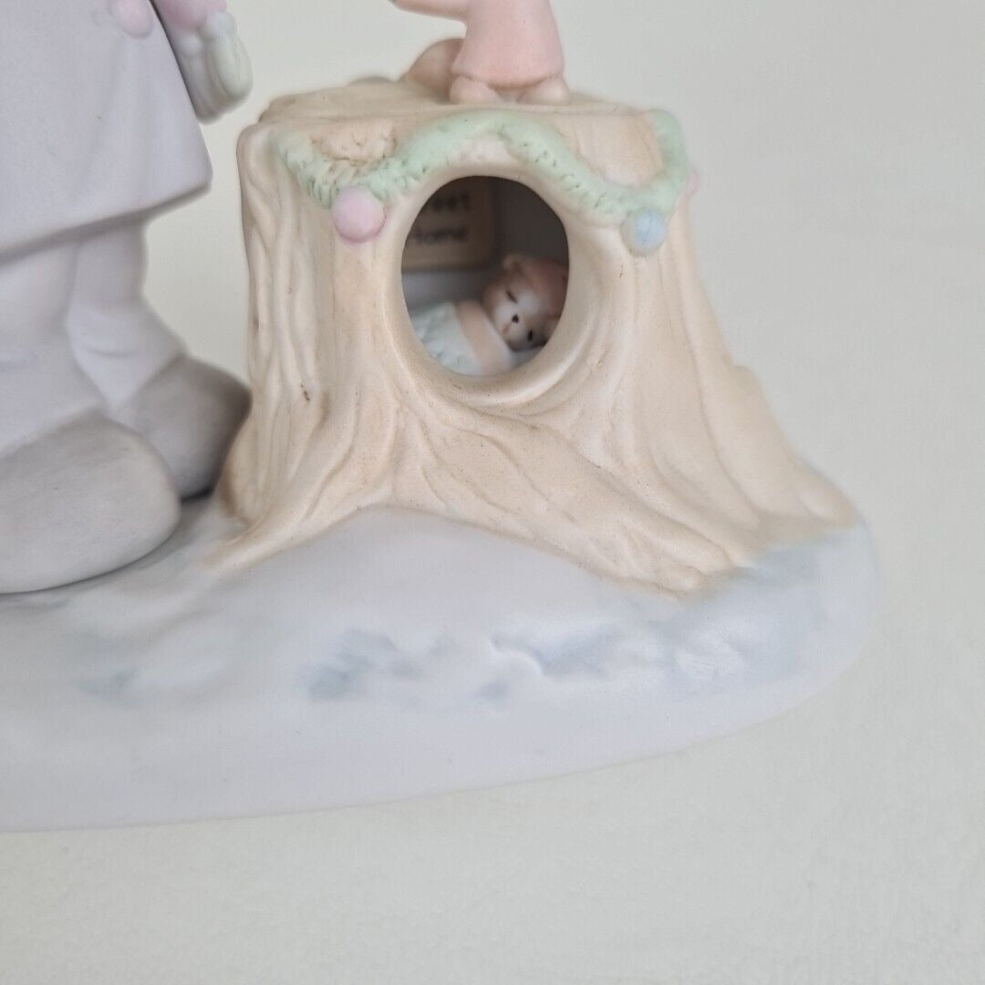 Precious Moments 521949 Wishing You A Cozy Season Boy Bird Porcelain Figure