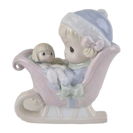 Precious Moments 307270 "Oh What Fun It Is To Ride" Porcelain Night- Light