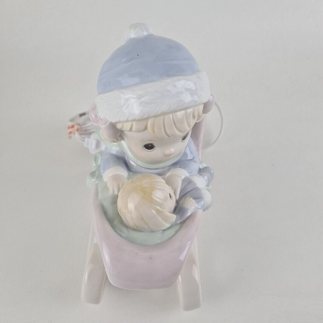 Precious Moments 307270 "Oh What Fun It Is To Ride" Porcelain Night- Light