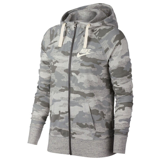 Nike AR1722 019 Dri-FIT Get Fit Camo Women's Training Hoodie Jacket Size 2X