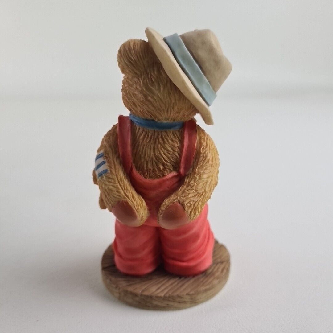 Cherished Teddies 103756 Logan "Love Is A Bear Neccesity" 1996 Bear Figurine