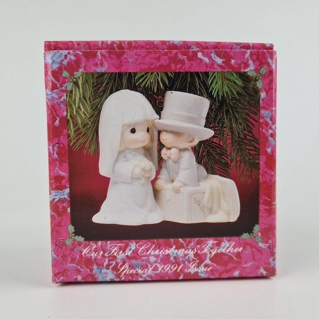 Precious Moments 522945 Our First Christmas Together Christmas Ornament Vntg