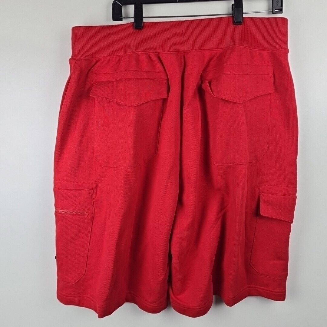 Nike Sportswear 502648 611 Red Athletic Shorts Men Athletic Casual Size XL