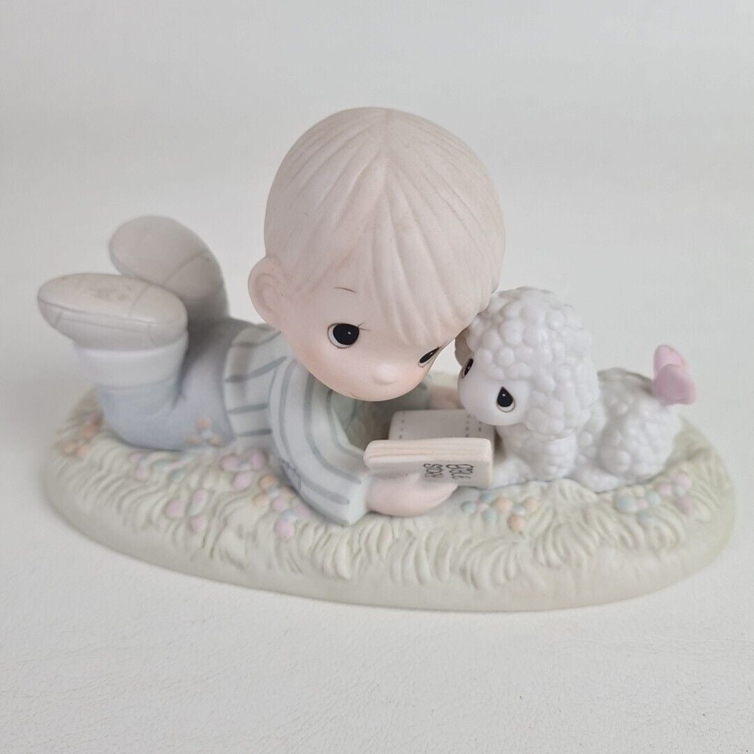 Precious Moments PM-852 I Love To Tell The Story Porcelain Figurine Retired