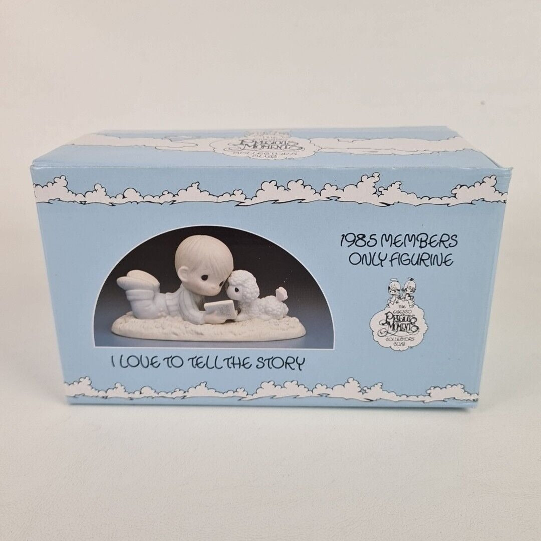 Precious Moments PM-852 I Love To Tell The Story Porcelain Figurine Retired