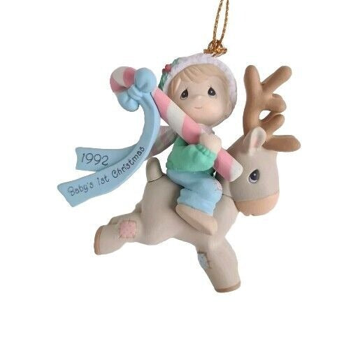 Precious Moments 580139 Baby's First Holiday Expressions Christmas Ornament